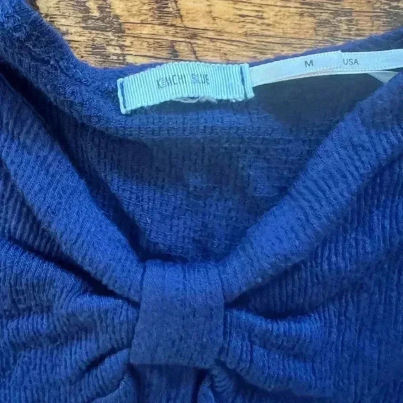 Kimchi Blue Navy Blue crop Top M NWOT - Picture 7 of 8
